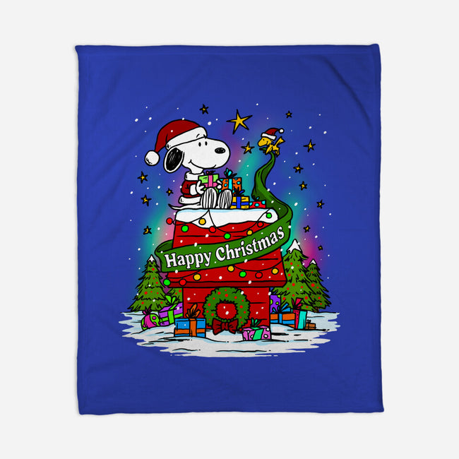 Deck The Kennels-None-Fleece-Blanket-drbutler