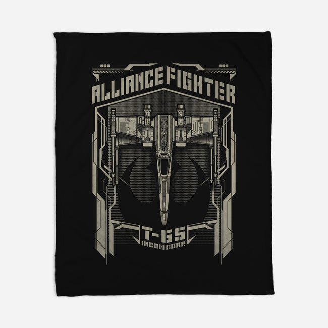 Alliance X Fighter-None-Fleece-Blanket-Arinesart