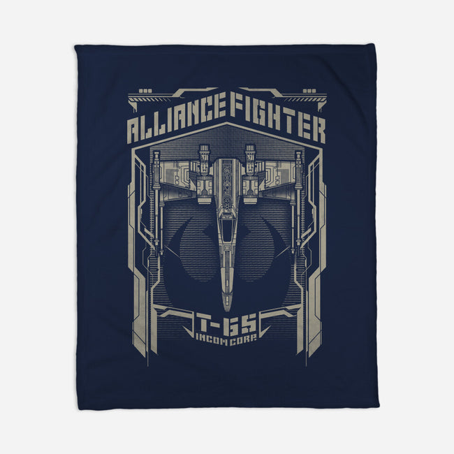 Alliance X Fighter-None-Fleece-Blanket-Arinesart