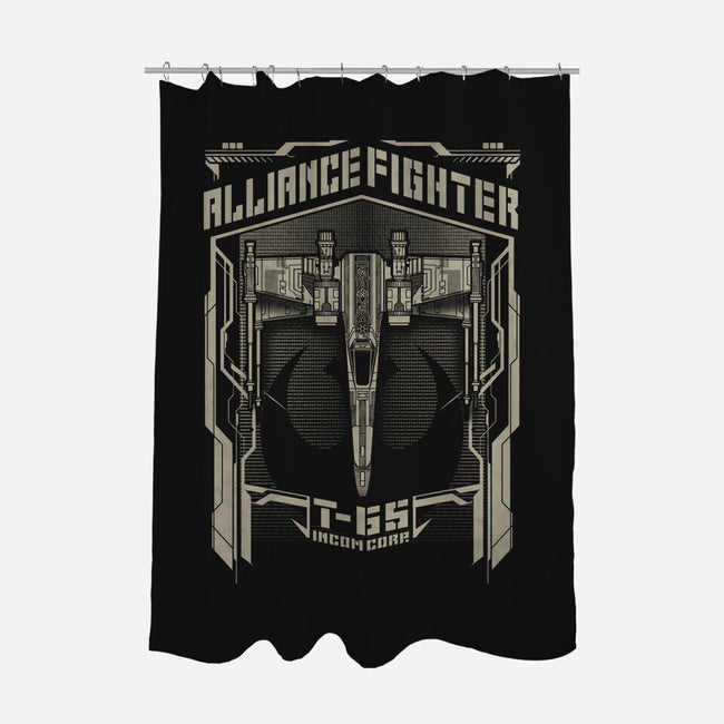 Alliance X Fighter-None-Polyester-Shower Curtain-Arinesart