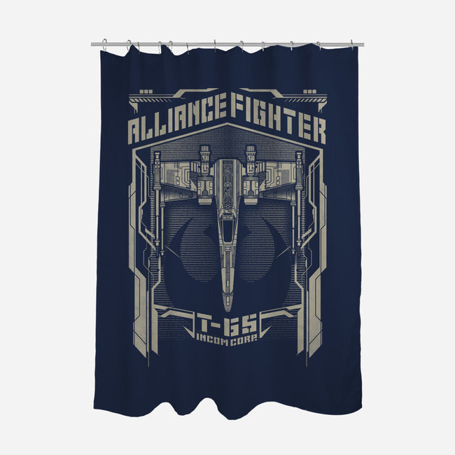 Alliance X Fighter-None-Polyester-Shower Curtain-Arinesart