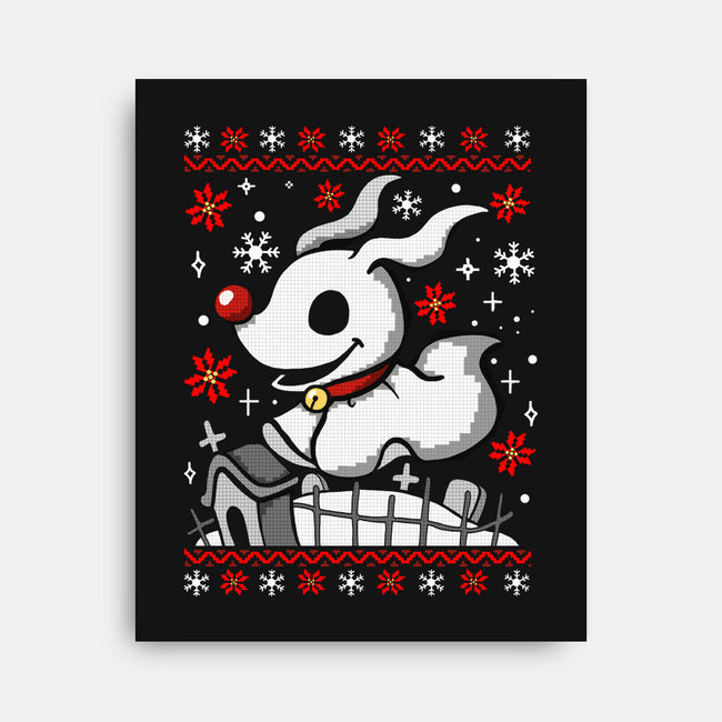 Pet Sematary Christmas-None-Stretched-Canvas-Vallina84