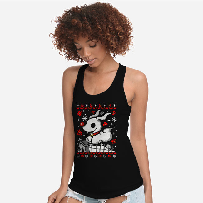 Pet Sematary Christmas-Womens-Racerback-Tank-Vallina84