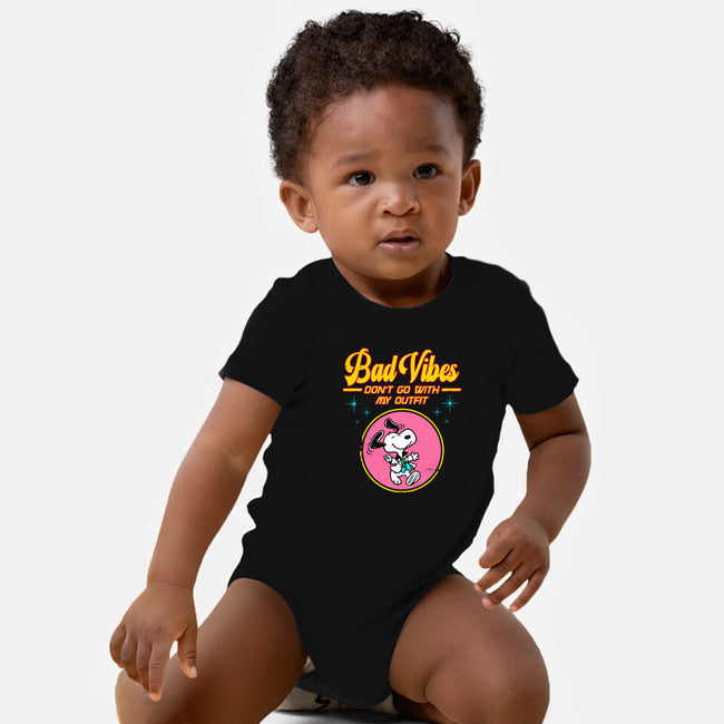 Bad Vibes-Baby-Basic-Onesie-drbutler