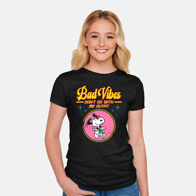 Bad Vibes-Womens-Fitted-Tee-drbutler