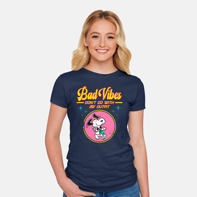 Bad Vibes-Womens-Fitted-Tee-drbutler