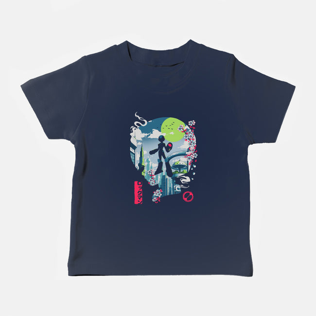 Mega City Hero-Baby-Basic-Tee-Arinesart