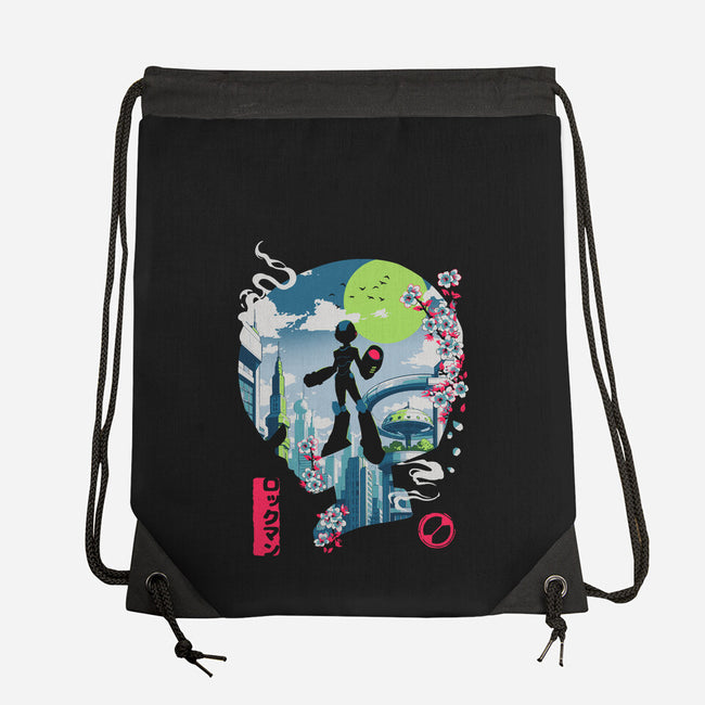 Mega City Hero-None-Drawstring-Bag-Arinesart