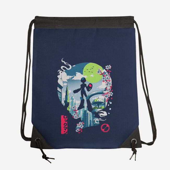 Mega City Hero-None-Drawstring-Bag-Arinesart