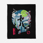 Mega City Hero-None-Fleece-Blanket-Arinesart
