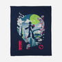 Mega City Hero-None-Fleece-Blanket-Arinesart