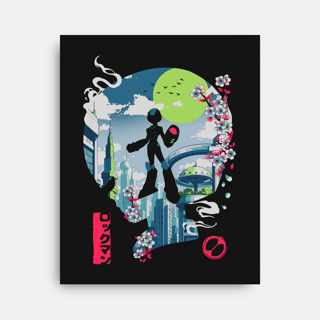 Mega City Hero-None-Stretched-Canvas-Arinesart