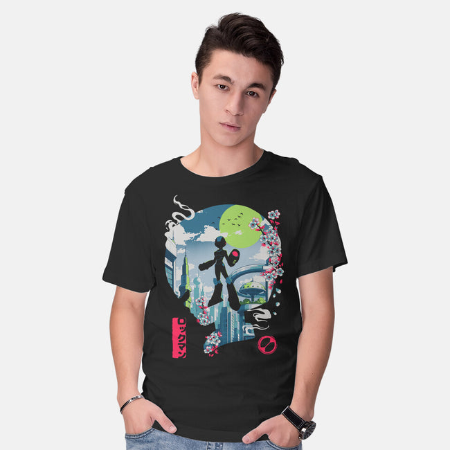 Mega City Hero-Mens-Basic-Tee-Arinesart