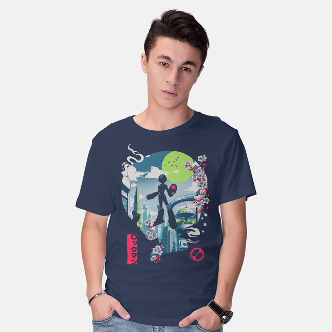 Mega City Hero-Mens-Basic-Tee-Arinesart