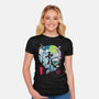 Mega City Hero-Womens-Fitted-Tee-Arinesart