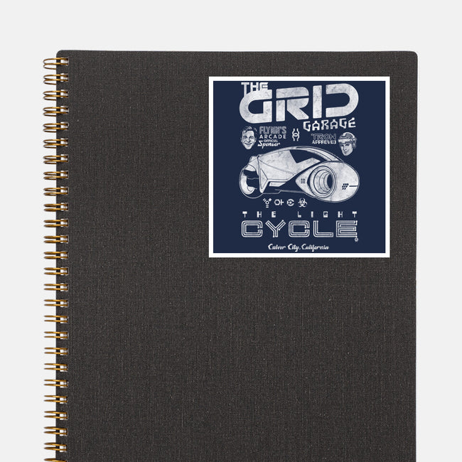 The Grid Garage-None-Glossy-Sticker-Arinesart