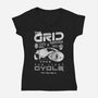 The Grid Garage-Womens-V-Neck-Tee-Arinesart
