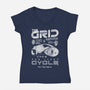 The Grid Garage-Womens-V-Neck-Tee-Arinesart