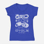 The Grid Garage-Womens-V-Neck-Tee-Arinesart