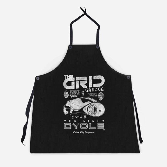 The Grid Garage-Unisex-Kitchen-Apron-Arinesart