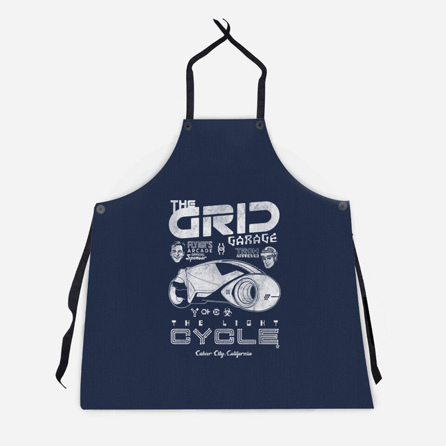 The Grid Garage-Unisex-Kitchen-Apron-Arinesart