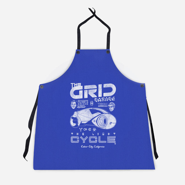 The Grid Garage-Unisex-Kitchen-Apron-Arinesart