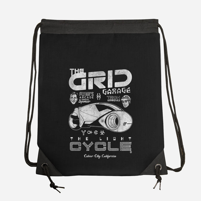 The Grid Garage-None-Drawstring-Bag-Arinesart