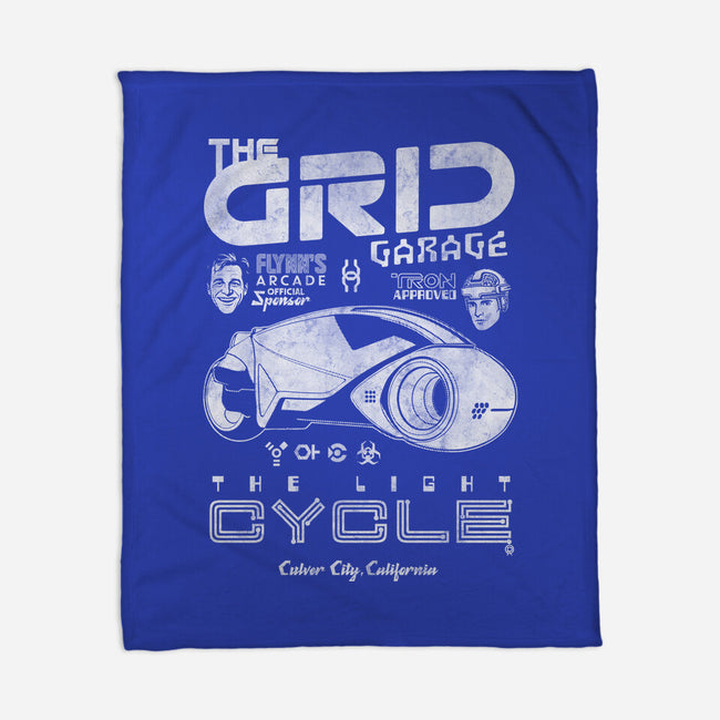 The Grid Garage-None-Fleece-Blanket-Arinesart