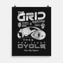 The Grid Garage-None-Matte-Poster-Arinesart
