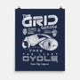 The Grid Garage-None-Matte-Poster-Arinesart