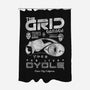 The Grid Garage-None-Polyester-Shower Curtain-Arinesart