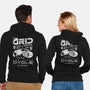 The Grid Garage-Unisex-Zip-Up-Sweatshirt-Arinesart