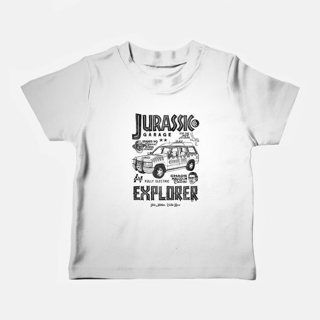 Jurassic Garage-Baby-Basic-Tee-Arinesart
