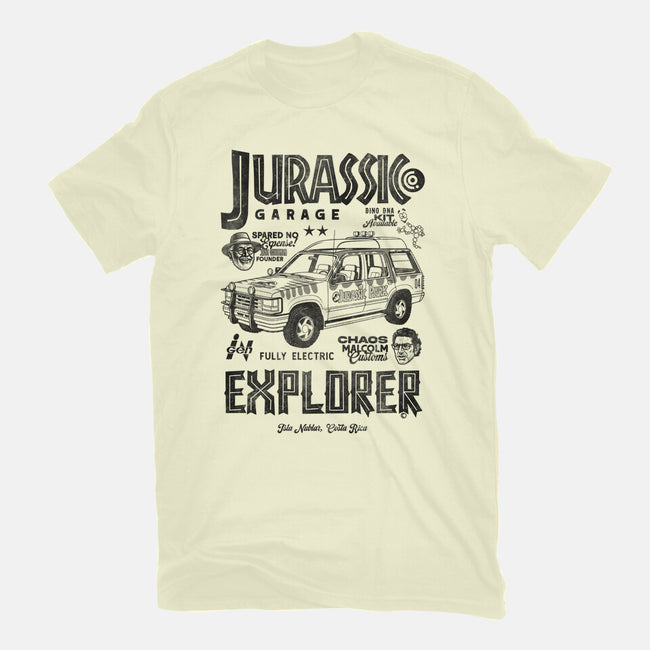 Jurassic Garage-Mens-Basic-Tee-Arinesart