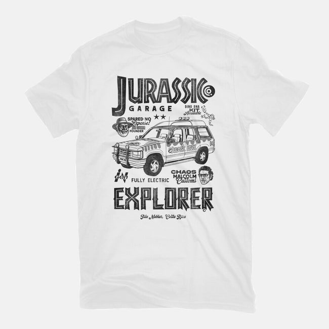 Jurassic Garage-Mens-Basic-Tee-Arinesart