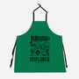 Jurassic Garage-Unisex-Kitchen-Apron-Arinesart