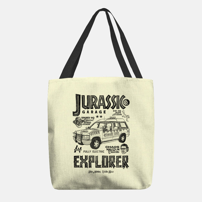 Jurassic Garage-None-Basic Tote-Bag-Arinesart