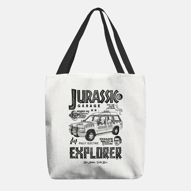 Jurassic Garage-None-Basic Tote-Bag-Arinesart