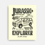 Jurassic Garage-None-Stretched-Canvas-Arinesart