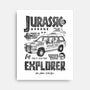 Jurassic Garage-None-Stretched-Canvas-Arinesart