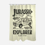 Jurassic Garage-None-Polyester-Shower Curtain-Arinesart