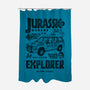 Jurassic Garage-None-Polyester-Shower Curtain-Arinesart