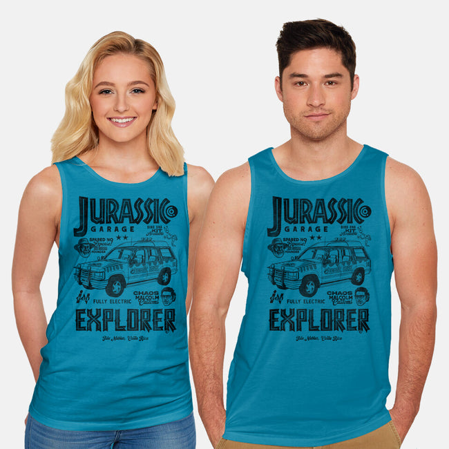 Jurassic Garage-Unisex-Basic-Tank-Arinesart