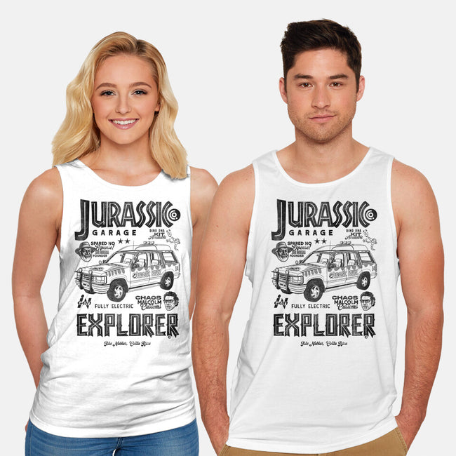 Jurassic Garage-Unisex-Basic-Tank-Arinesart