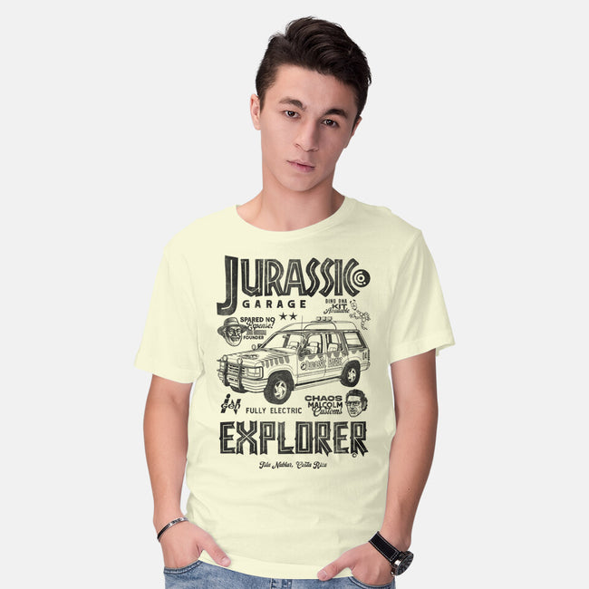 Jurassic Garage-Mens-Basic-Tee-Arinesart