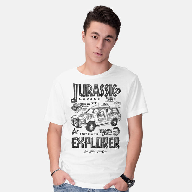 Jurassic Garage-Mens-Basic-Tee-Arinesart