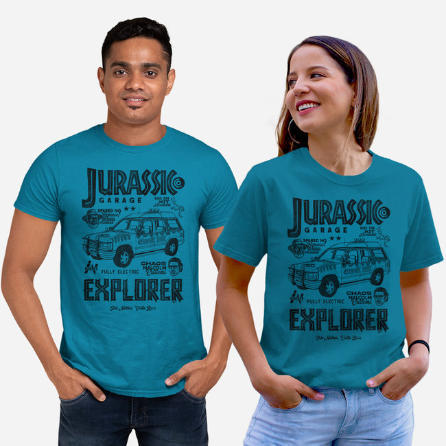 Jurassic Garage-Unisex-Basic-Tee-Arinesart
