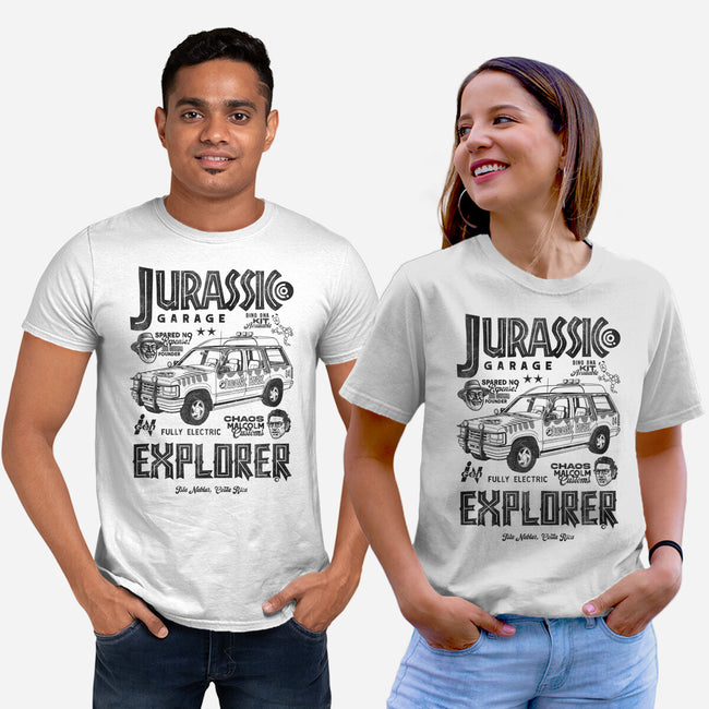 Jurassic Garage-Unisex-Basic-Tee-Arinesart