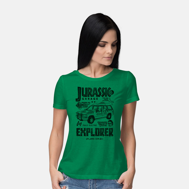 Jurassic Garage-Womens-Basic-Tee-Arinesart