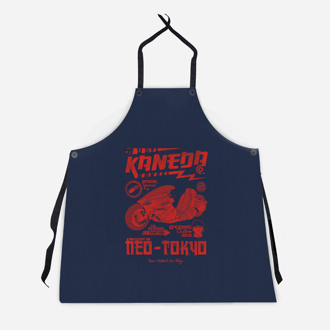 Kaneda Garage-Unisex-Kitchen-Apron-Arinesart